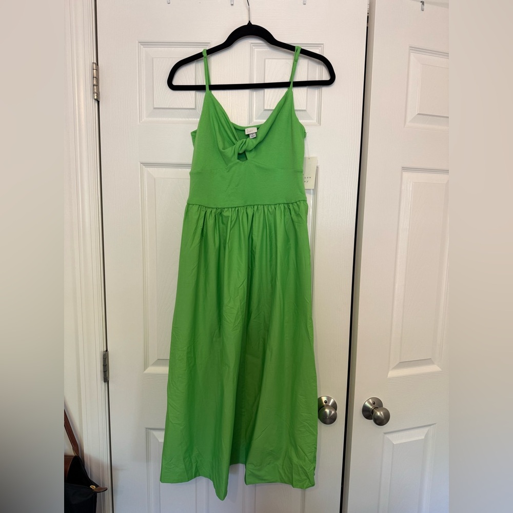 A New Day Green Spaghetti Strap Sundress